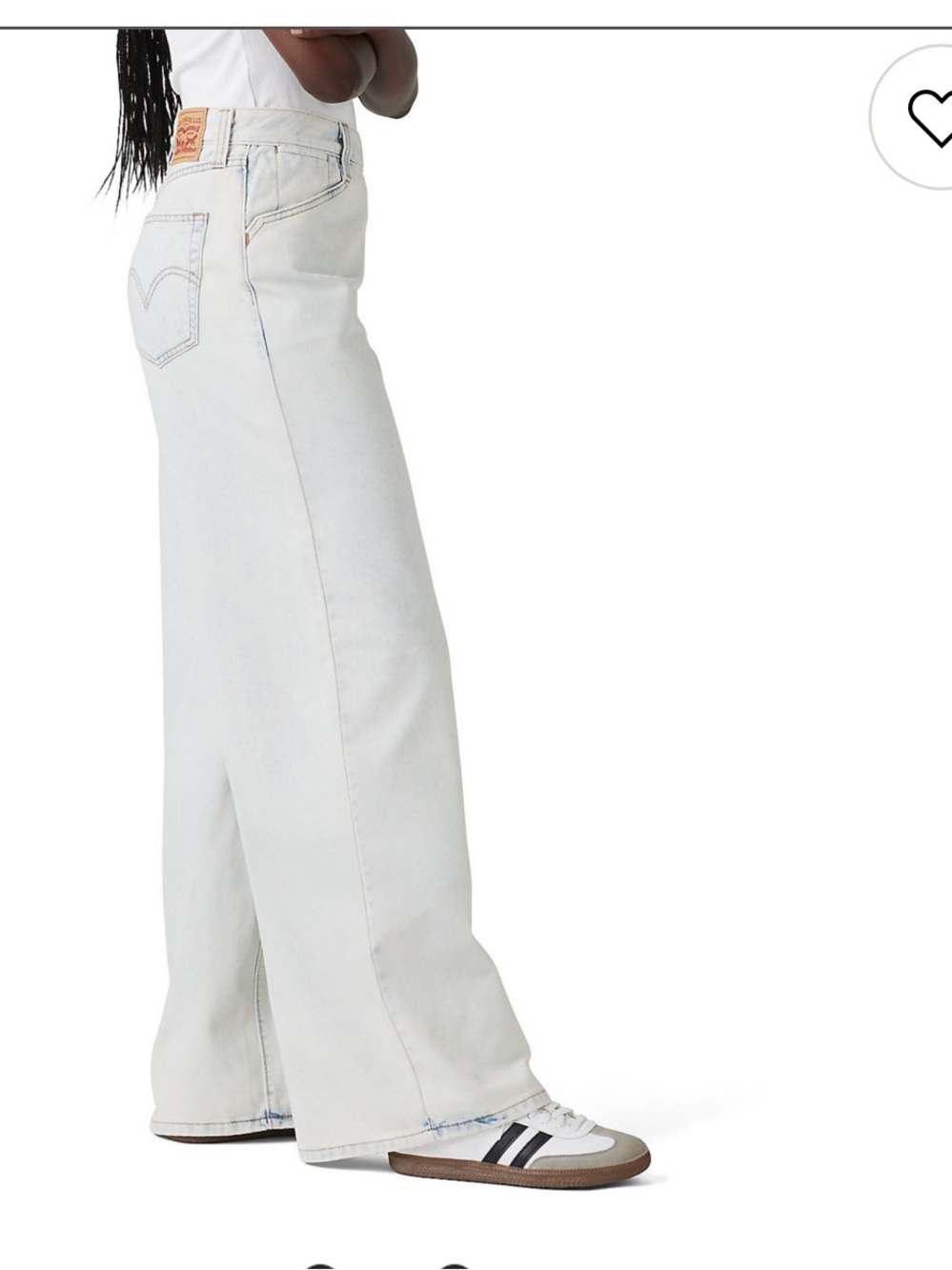 Levi's Pale Wash Women's Levi's® '94 Baggy Wide-Leg Jeans - Picture 3 of 15